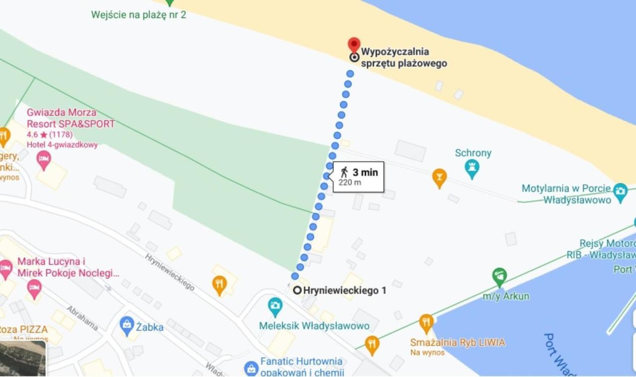 Zielony Port Centrum Wladyslawowa 50 M Do Plazy Hotel Władysławowo Eksteriør billede